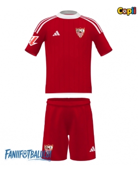 Sevilla Echipament de Fotbal Replică 2025-26 Copii Deplasare (+ Șorturi)